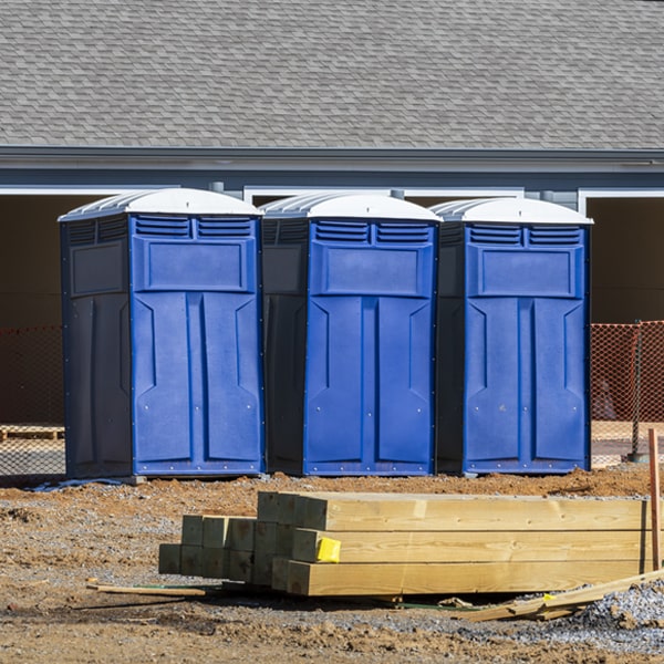 are there any restrictions on what items can be disposed of in the porta potties in Greendell NJ